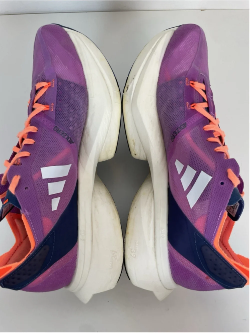 Adidas Adizero adios pro 3 Running Shoes Men’s Size 9 Pulse Lilac